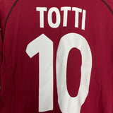 Shop 2002/03 ROMA TOTTI #10 HOME SHIRT (XL) KAPPA, classic football shirts, vintage football shirts & retro soccer jerseys at Cult Kits