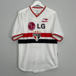 Shop 2002/03 SAO PAULO #8 HOME SHIRT (L) PENALTY, classic football shirts, vintage football shirts & retro soccer jerseys at Cult Kits