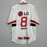 Shop 2002/03 SAO PAULO #8 HOME SHIRT (L) PENALTY, classic football shirts, vintage football shirts & retro soccer jerseys at Cult Kits