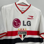 Shop 2002/03 SAO PAULO #8 HOME SHIRT (L) PENALTY, classic football shirts, vintage football shirts & retro soccer jerseys at Cult Kits