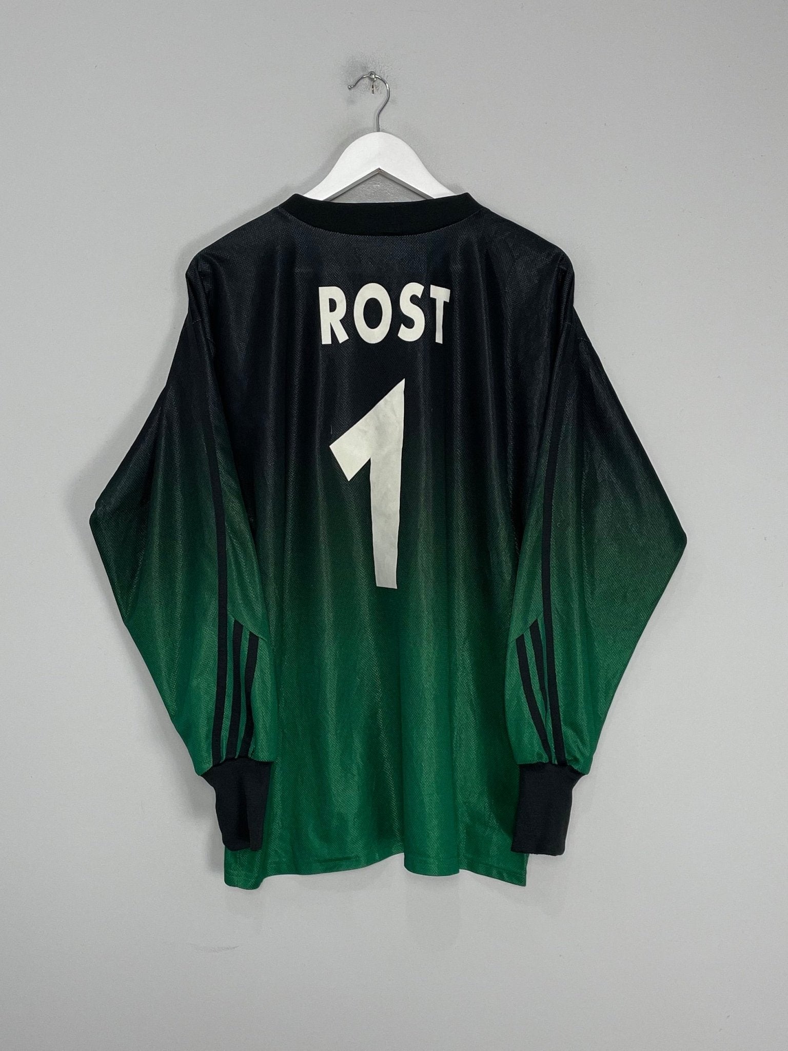 Shop 2002/03 SCHALKE ROST #1 GK SHIRT (L) ADIDAS, classic football shirts, vintage football shirts & retro soccer jerseys at Cult Kits