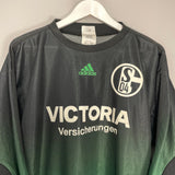 Shop 2002/03 SCHALKE ROST #1 GK SHIRT (L) ADIDAS, classic football shirts, vintage football shirts & retro soccer jerseys at Cult Kits