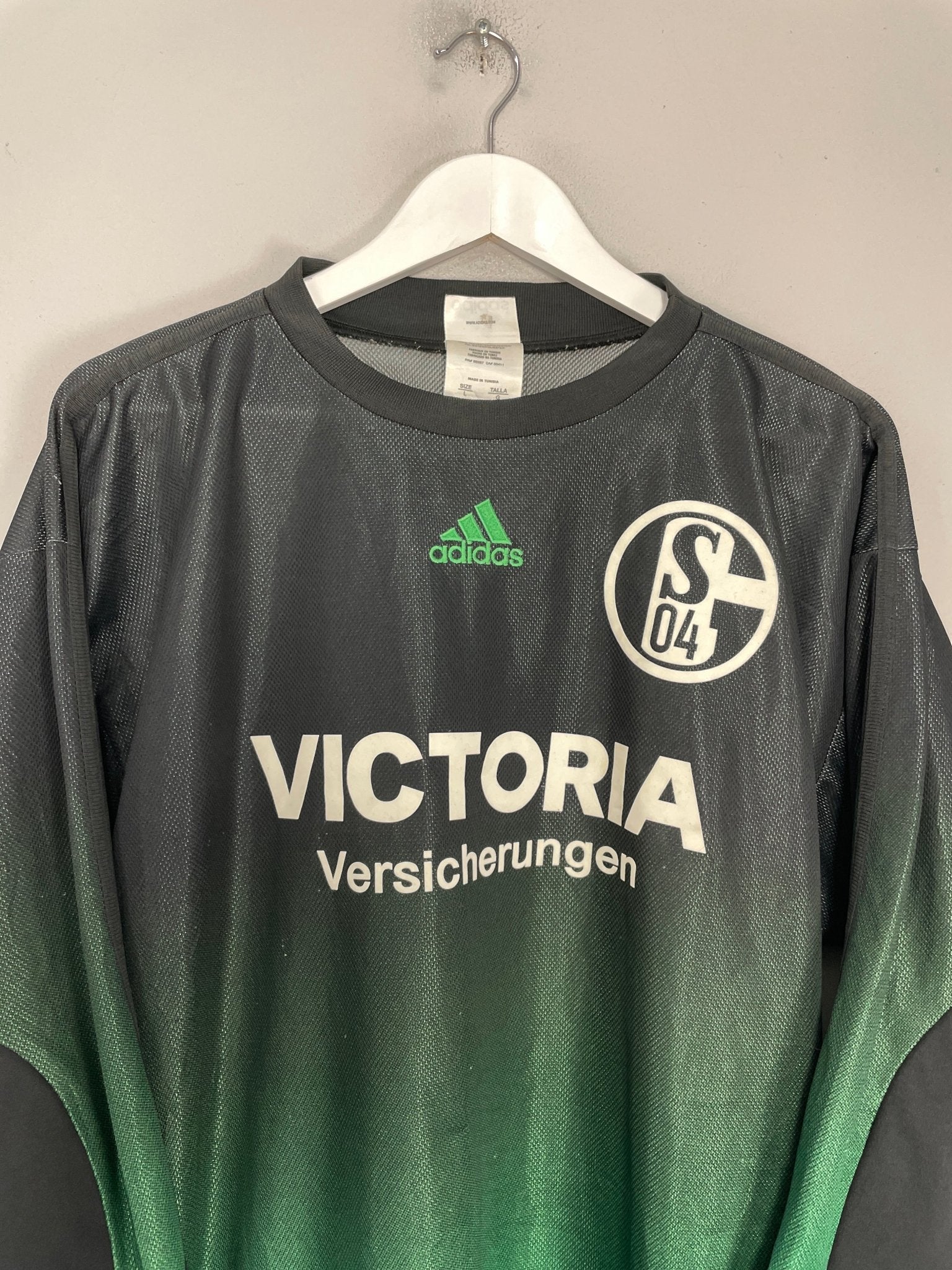 Shop 2002/03 SCHALKE ROST #1 GK SHIRT (L) ADIDAS, classic football shirts, vintage football shirts & retro soccer jerseys at Cult Kits