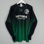 Shop 2002/03 SCHALKE ROST #1 GK SHIRT (L) ADIDAS, classic football shirts, vintage football shirts & retro soccer jerseys at Cult Kits