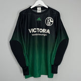 Shop 2002/03 SCHALKE ROST #1 GK SHIRT (L) ADIDAS, classic football shirts, vintage football shirts & retro soccer jerseys at Cult Kits