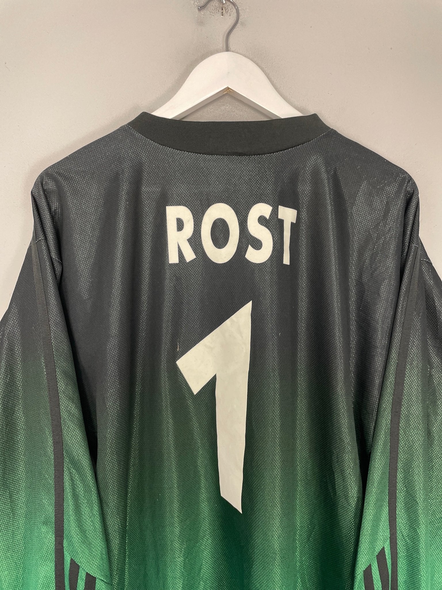 Shop 2002/03 SCHALKE ROST #1 GK SHIRT (L) ADIDAS, classic football shirts, vintage football shirts & retro soccer jerseys at Cult Kits