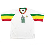Buy 2002/03 SENEGAL DIOUF 11 HOME SHIRT (XL) LE COQ ~ Free worldwide shipping available ~ Authentic Vintage Football Shirts from Cult Kits