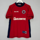 Shop 2002/03 TIBURONES ROJOS HOME SHIRT (M) SPALDING, classic football shirts, vintage football shirts & retro soccer jerseys at Cult Kits