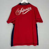 Shop 2002/03 TIBURONES ROJOS HOME SHIRT (M) SPALDING, classic football shirts, vintage football shirts & retro soccer jerseys at Cult Kits