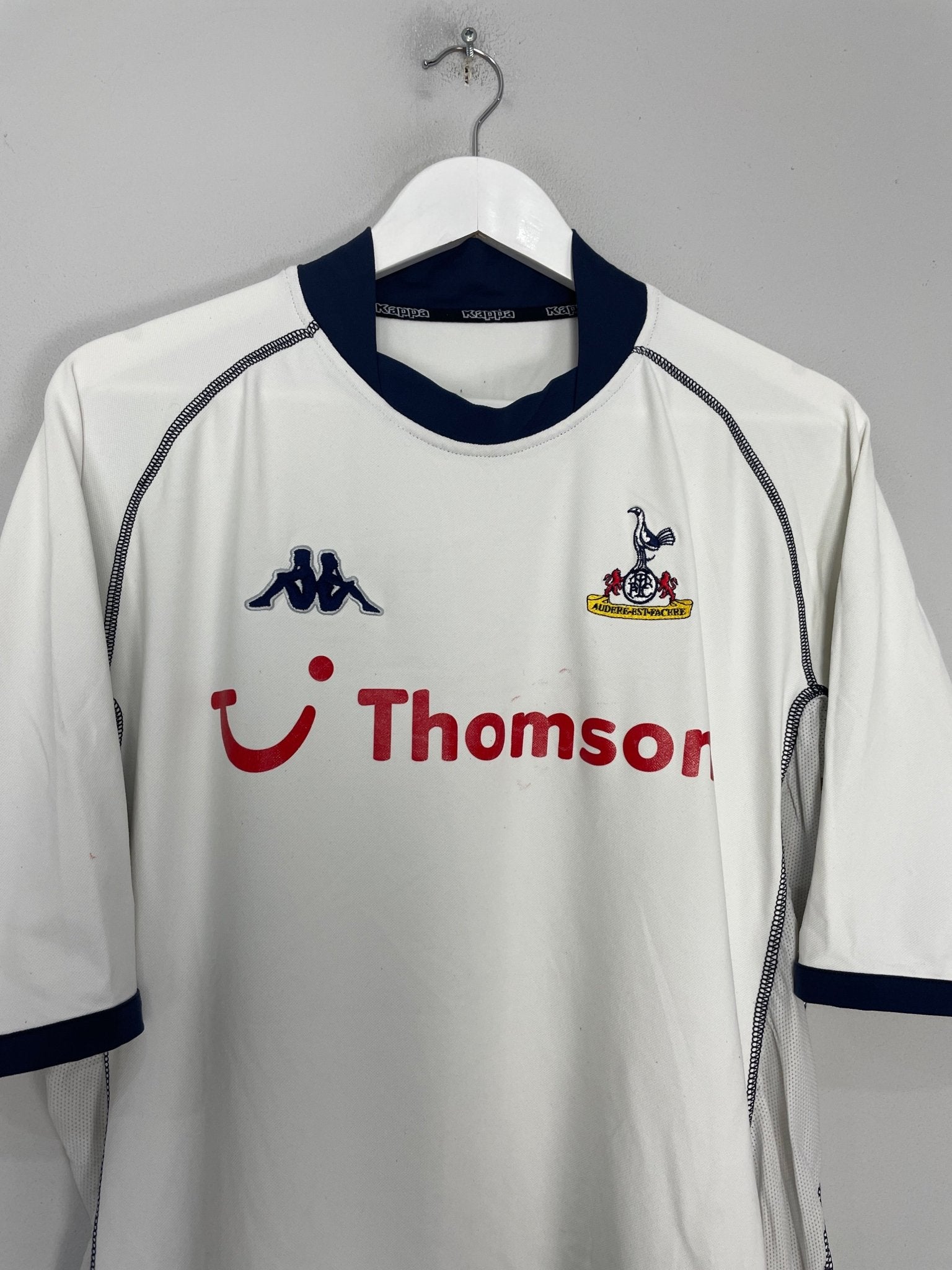 Shop 2002/03 TOTTENHAM HOME SHIRT (XL) KAPPA, classic football shirts, vintage football shirts & retro soccer jerseys at Cult Kits