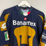Shop 2002/03 UNAM PUMAS AWAY SHIRT (L) LOTTO, classic football shirts, vintage football shirts & retro soccer jerseys at Cult Kits