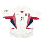 Buy 2002/03 USA Donovan 21 *Player Issue* Home Shirt (L) Nike ~ Free worldwide shipping ~ Authentic Vintage Football Shirts from Cult Kits