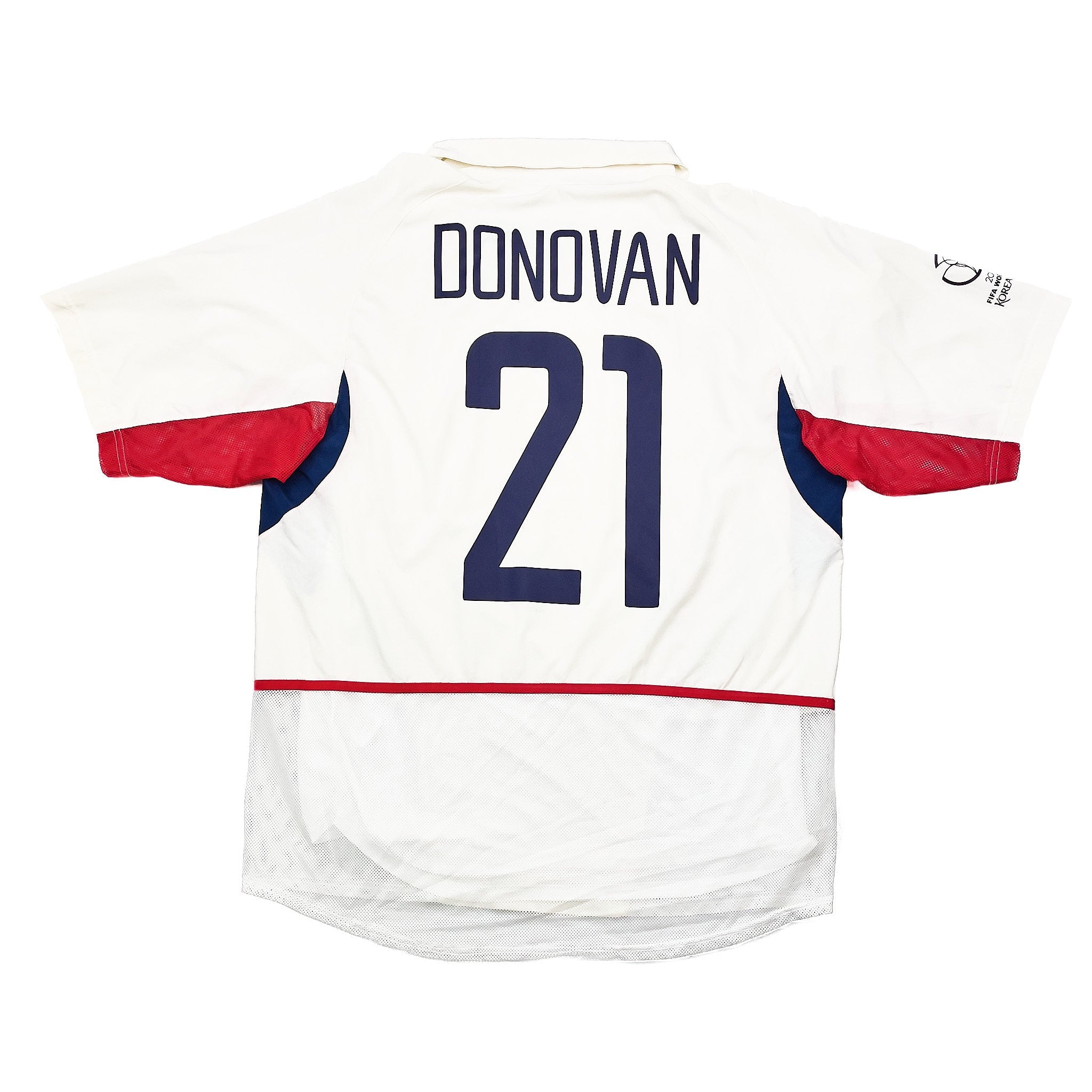 Buy 2002/03 USA Donovan 21 *Player Issue* Home Shirt (L) Nike ~ Free worldwide shipping ~ Authentic Vintage Football Shirts from Cult Kits