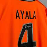Shop 2002/03 VALENCIA AYALA #4 AWAY SHIRT (XL) NIKE, classic football shirts, vintage football shirts & retro soccer jerseys at Cult Kits