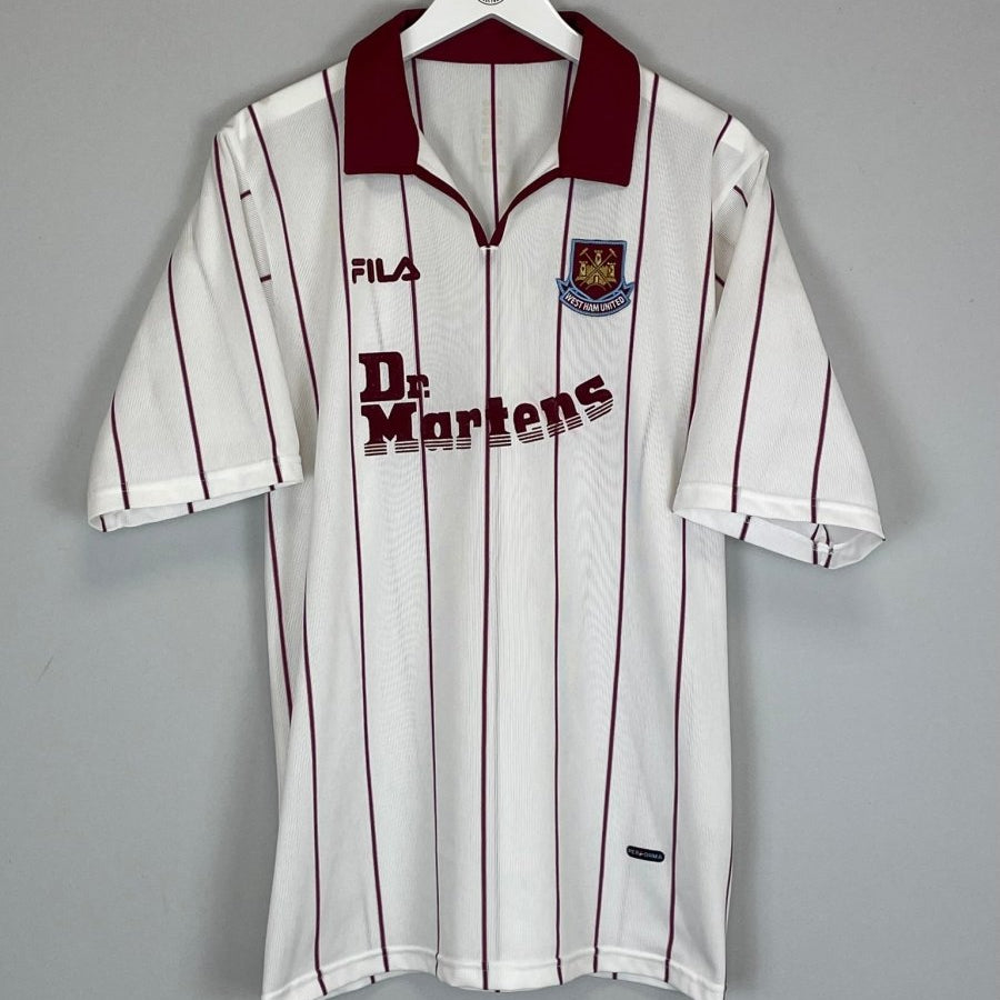 2002/03 WEST HAM AWAY SHIRT (XL) FILA - Cult Kits - XL - Buy Vintage Football Shirts, Authentic Retro Football Shirts For Sale, Classic Football Shirts & Soccer Jersey