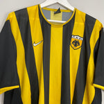 Shop 2002/04 AEK ATHENS NIKOLAIDIS #11 HOME SHIRT (XXL) NIKE, classic football shirts, vintage football shirts & retro soccer jerseys at Cult Kits