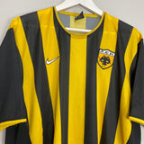 Shop 2002/04 AEK ATHENS NIKOLAIDIS #11 HOME SHIRT (XXL) NIKE, classic football shirts, vintage football shirts & retro soccer jerseys at Cult Kits