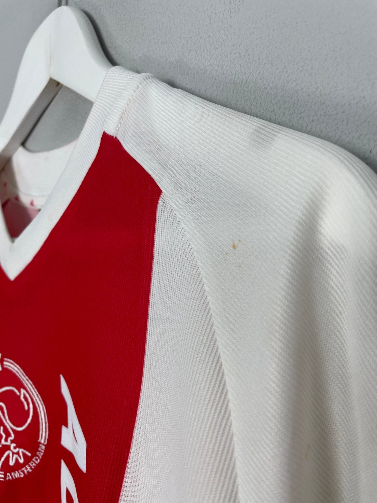 Shop 2002/04 AJAX IBRAHIMOVIC #9 HOME SHIRT (L) ADIDAS, classic football shirts, vintage football shirts & retro soccer jerseys at Cult Kits