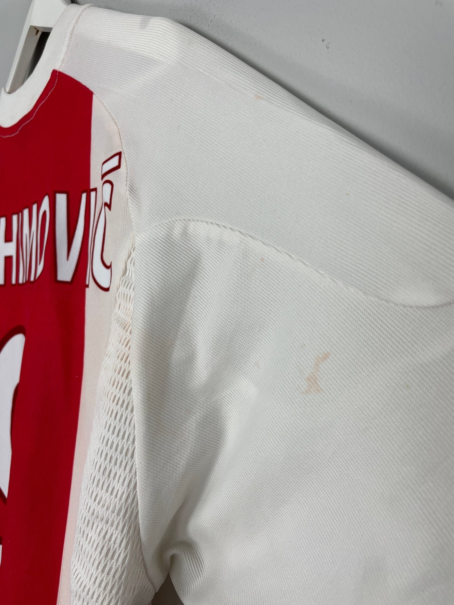 Shop 2002/04 AJAX IBRAHIMOVIC #9 HOME SHIRT (L) ADIDAS, classic football shirts, vintage football shirts & retro soccer jerseys at Cult Kits