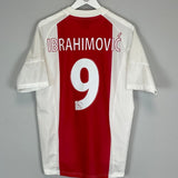 2002/04 AJAX IBRAHIMOVIC 9 HOME SHIRT (M) ADIDAS - Cult Kits - Medium - Buy Vintage Football Shirts, Authentic Retro Football Shirts For Sale, Classic Football Shirts & Soccer Jersey