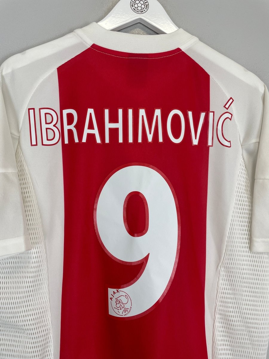 2002/04 AJAX IBRAHIMOVIC 9 HOME SHIRT (M) ADIDAS - Cult Kits - Medium - Buy Vintage Football Shirts, Authentic Retro Football Shirts For Sale, Classic Football Shirts & Soccer Jersey