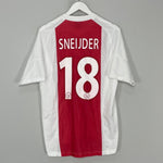 Shop 2002/04 AJAX SNEIJDER #18 HOME SHIRT (M) ADIDAS, classic football shirts, vintage football shirts & retro soccer jerseys at Cult Kits