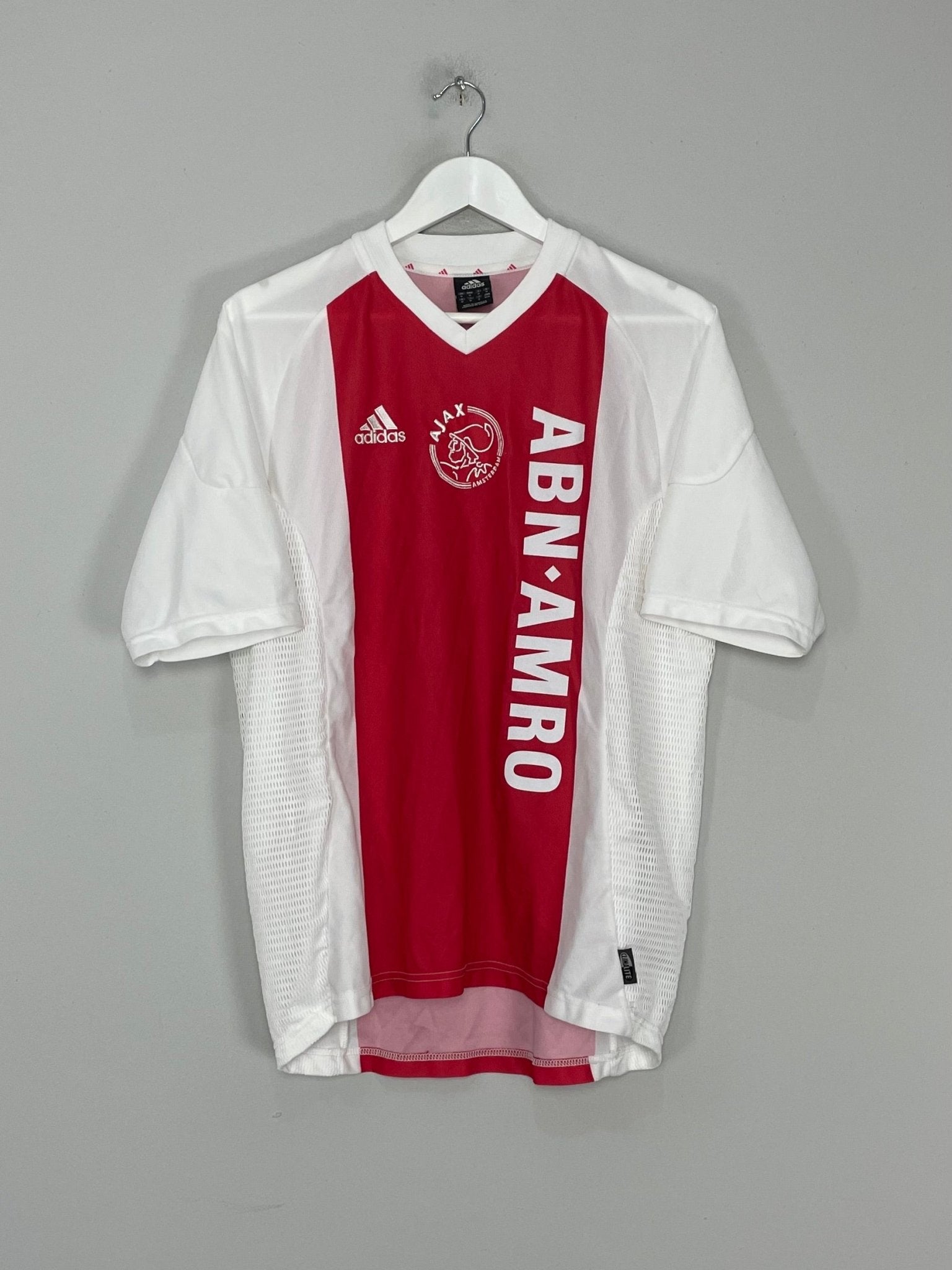 Shop 2002/04 AJAX SNEIJDER #18 HOME SHIRT (M) ADIDAS, classic football shirts, vintage football shirts & retro soccer jerseys at Cult Kits
