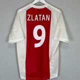 2002/04 AJAX ZLATAN 9 HOME SHIRT (M) ADIDAS - Cult Kits - Medium - Buy Vintage Football Shirts, Authentic Retro Football Shirts For Sale, Classic Football Shirts & Soccer Jersey