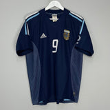 Shop 2002/04 ARGENTINA BATISTUTA #9 AWAY SHIRT (M) ADIDAS, classic football shirts, vintage football shirts & retro soccer jerseys at Cult Kits