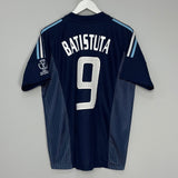 Shop 2002/04 ARGENTINA BATISTUTA #9 AWAY SHIRT (M) ADIDAS, classic football shirts, vintage football shirts & retro soccer jerseys at Cult Kits