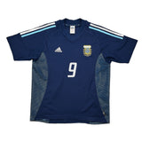 Buy 2002/04 Argentina Batistuta 9 Away Shirt (M) Adidas ~ Free worldwide shipping ~ Authentic Vintage Football Shirts from Cult Kits