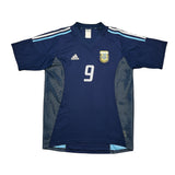 Buy 2002/04 Argentina Batistuta 9 Away Shirt (M) Adidas ~ Free worldwide shipping ~ Authentic Vintage Football Shirts from Cult Kits