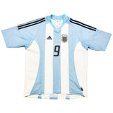 Buy 2002/04 Argentina Batistuta 9 Home Shirt (L) Adidas ~ Free worldwide shipping available ~ Authentic Vintage Football Shirts from Cult Kits