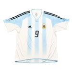 Buy 2002/04 Argentina Batistuta 9 Home Shirt (XL) Adidas ~ Free worldwide shipping available ~ Authentic Vintage Football Shirts from Cult Kits