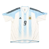 Buy 2002/04 Argentina Batistuta 9 Home Shirt (XL) Adidas ~ Free worldwide shipping available ~ Authentic Vintage Football Shirts from Cult Kits