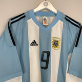 2002/04 ARGENTINA BATISTUTA 9 HOME SHIRT (XL) ADIDAS - Cult Kits - XL - Buy Vintage Football Shirts, Authentic Retro Football Shirts For Sale, Classic Football Shirts & Soccer Jersey