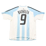 Buy 2002/04 Argentina Batistuta 9 Home Shirt (XL) Adidas ~ Free worldwide shipping available ~ Authentic Vintage Football Shirts from Cult Kits