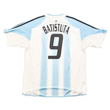 Buy 2002/04 Argentina Batistuta 9 Home Shirt (XL) Adidas ~ Free worldwide shipping available ~ Authentic Vintage Football Shirts from Cult Kits
