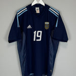 2002/04 ARGENTINA CRESPO 19 AWAY SHIRT (L) ADIDAS - Cult Kits - Large - Buy Vintage Football Shirts, Authentic Retro Football Shirts For Sale, Classic Football Shirts & Soccer Jersey