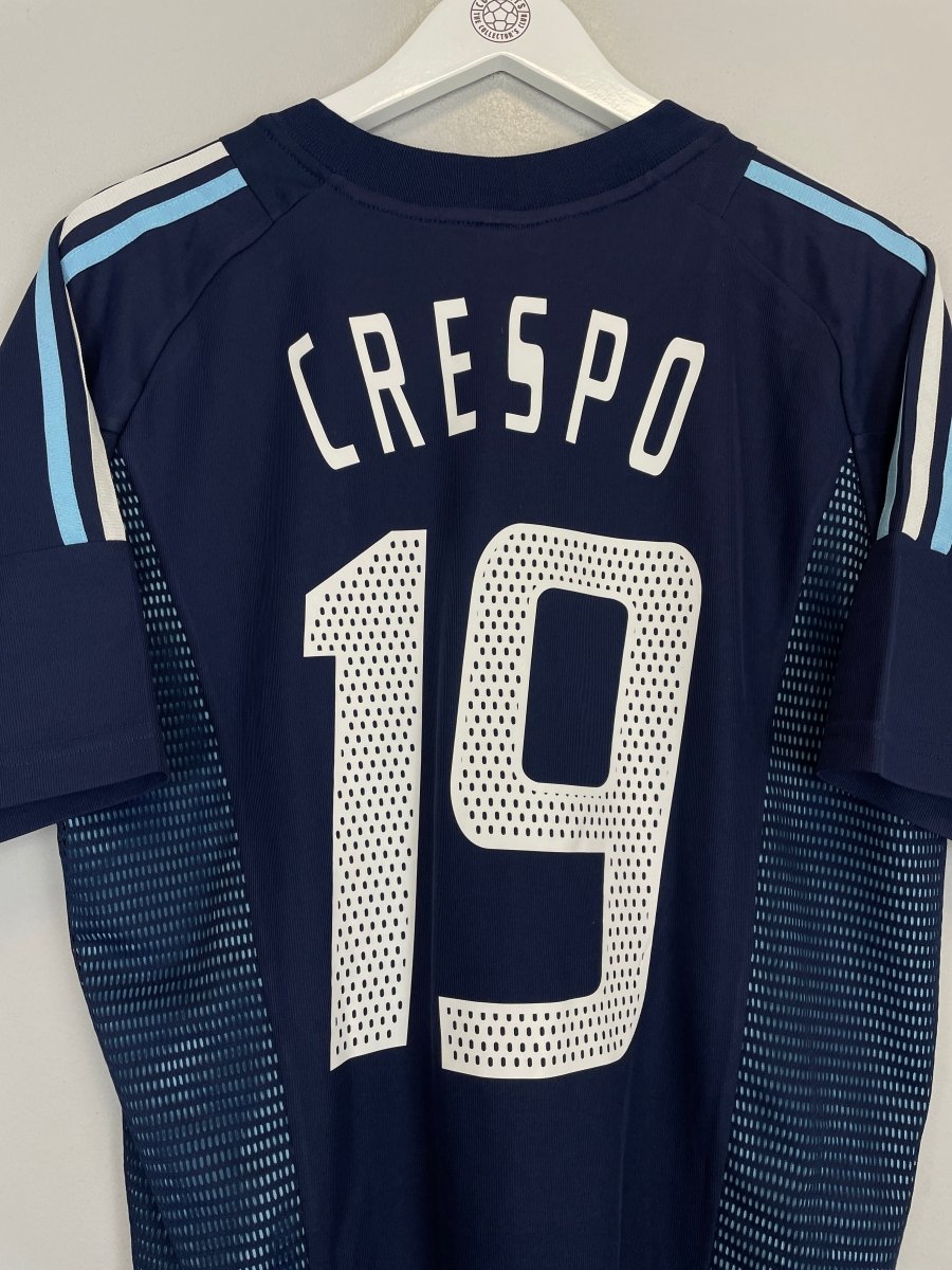 2002/04 ARGENTINA CRESPO 19 AWAY SHIRT (L) ADIDAS - Cult Kits - Large - Buy Vintage Football Shirts, Authentic Retro Football Shirts For Sale, Classic Football Shirts & Soccer Jersey
