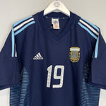 2002/04 ARGENTINA CRESPO 19 AWAY SHIRT (L) ADIDAS - Cult Kits - Large - Buy Vintage Football Shirts, Authentic Retro Football Shirts For Sale, Classic Football Shirts & Soccer Jersey