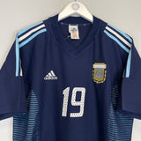 2002/04 ARGENTINA CRESPO 19 AWAY SHIRT (L) ADIDAS - Cult Kits - Large - Buy Vintage Football Shirts, Authentic Retro Football Shirts For Sale, Classic Football Shirts & Soccer Jersey