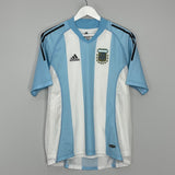 Shop 2002/04 ARGENTINA CRESPO #19 *PLAYER ISSUE* HOME SHIRT (M) ADIDAS, classic football shirts, vintage football shirts & retro soccer jerseys at Cult Kits