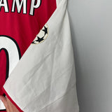 Shop 2002/04 ARSENAL BERGKAMP #10 C/L HOME SHIRT (XL) NIKE, classic football shirts, vintage football shirts & retro soccer jerseys at Cult Kits