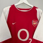Shop 2002/04 ARSENAL HENRY #14 HOME SHIRT (XL) NIKE, classic football shirts, vintage football shirts & retro soccer jerseys at Cult Kits