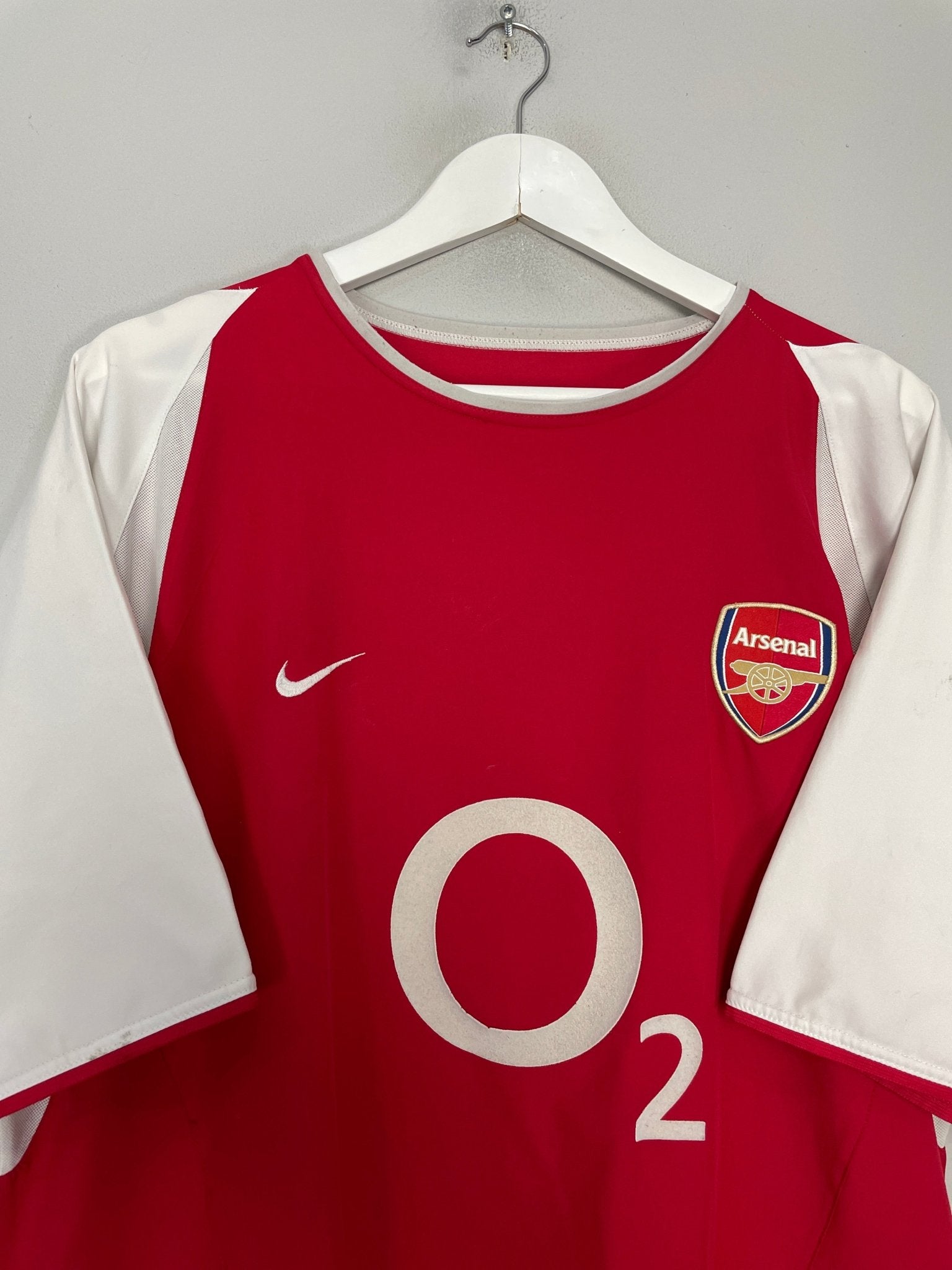Shop 2002/04 ARSENAL HENRY #14 HOME SHIRT (XL) NIKE, classic football shirts, vintage football shirts & retro soccer jerseys at Cult Kits