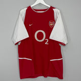 Shop 2002/04 ARSENAL HENRY #14 HOME SHIRT (XL) NIKE, classic football shirts, vintage football shirts & retro soccer jerseys at Cult Kits