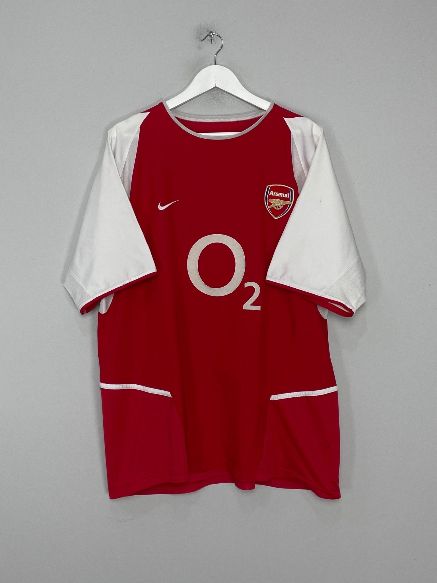 Shop 2002/04 ARSENAL HENRY #14 HOME SHIRT (XL) NIKE, classic football shirts, vintage football shirts & retro soccer jerseys at Cult Kits