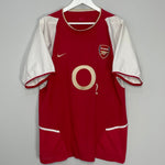Shop 2002/04 ARSENAL HOME SHIRT (XXL) NIKE, classic football shirts, vintage football shirts & retro soccer jerseys at Cult Kits
