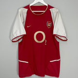 Shop 2002/04 ARSENAL HOME SHIRT (XXL) NIKE, classic football shirts, vintage football shirts & retro soccer jerseys at Cult Kits